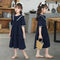 Short Sleeved Academic Dress, Foreign Style Summer Skirt